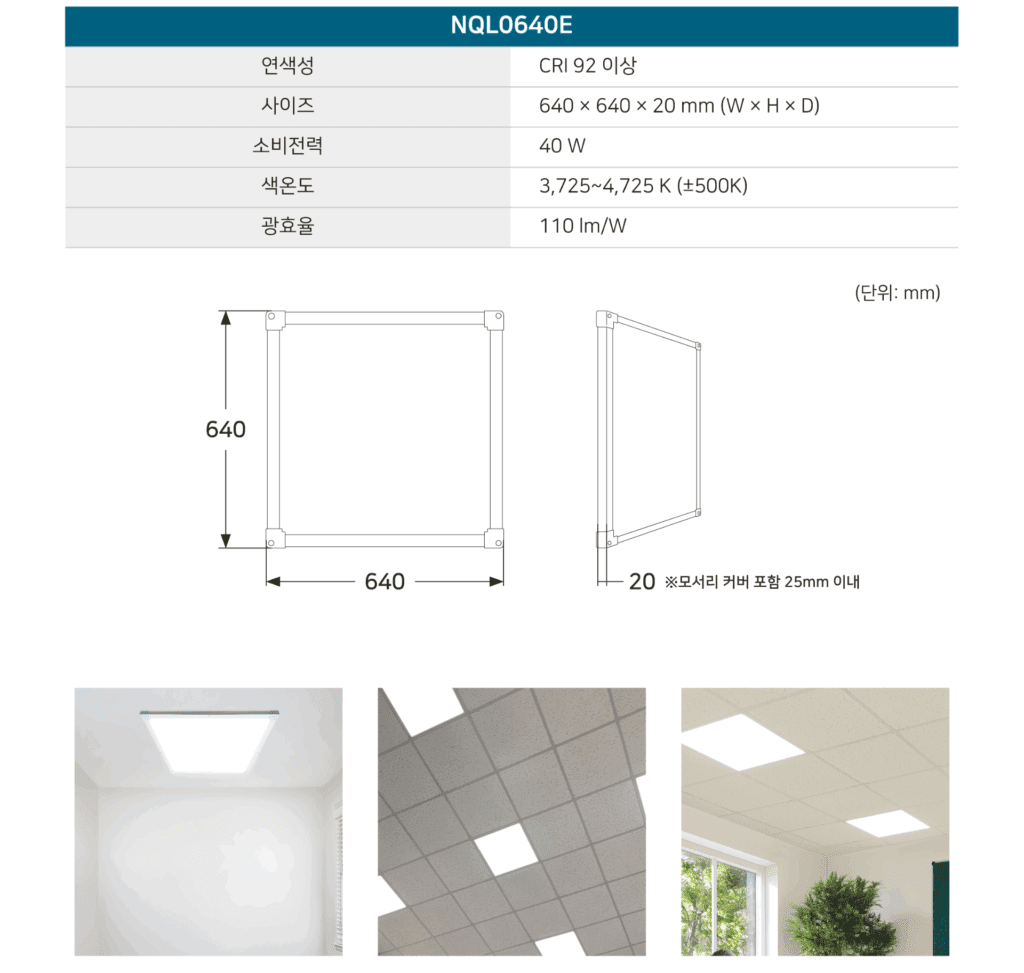 NQL0640E 제품 정보